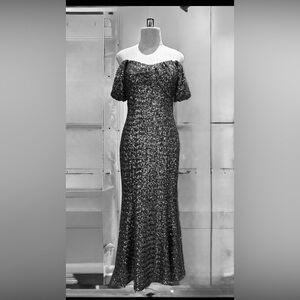 NWT Shoshanna Suzanna sequined evening dress, size 2